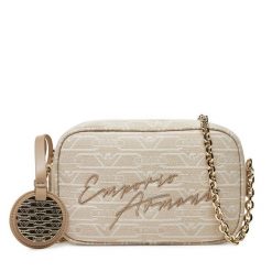 Torebka Emporio Armani. Brązowe torebki klasyczne Emporio Armani, bez wzorów, bez dodatków. Za 599.99 zł.
