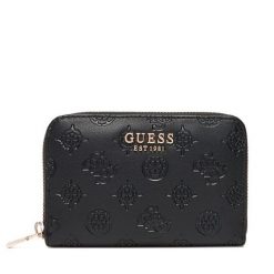 Duży Portfel Damski Guess. Czarne portfele Guess, z aplikacjami. Za 269.99 zł.