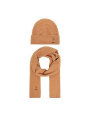 Polo Ralph Lauren Zestaw Szalik i Czapka 455981430002 Brązowy. Brązowe czapki Polo Ralph Lauren, bez wzorów, z materiału. Za 1,099.00 zł.