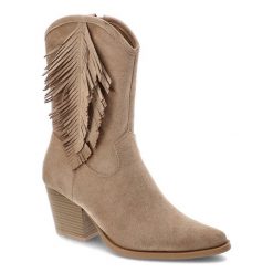 Beżowe Botki S.Barski Damskie Modne Buty Na Obcasie. Brązowe botki S.BARSKI, bez wzorów, bez obcasa, na obcasie, bez zapięcia. Za 159.00 zł.