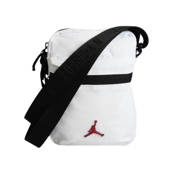 Saszetka na ramię Air Jordan Festival Bag biała - 9A0631-001. Białe torby na ramię Jordan, bez wzorów, na ramię, bez dodatków. Za 135.70 zł.