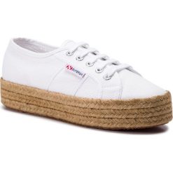 Espadryle SUPERGA - 2730 Cotropew S00CF20 White 901. Białe espadryle Superga, bez wzorów, z materiału, bez obcasa, na płaskiej podeszwie, bez zapięcia. W wyprzedaży za 209.00 zł.