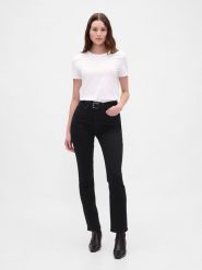 GAP Dżinsy - Slim fit - w kolorze czarnym rozmiar: W29. Czarne jeansy GAP, bez wzorów, z podwyższonym stanem. Za 159.95 zł.