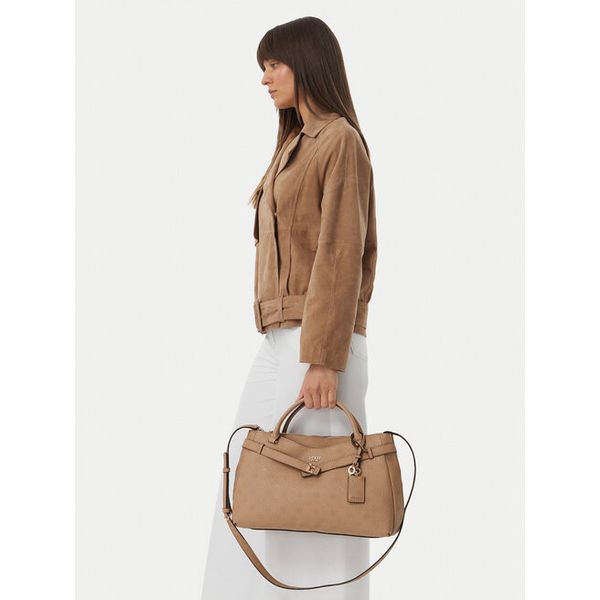 Torebka Guess. Brązowe torebki klasyczne Guess, z aplikacjami, bez dodatków. Za 634.99 zł.