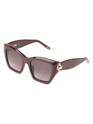 Furla Damskie okulary przeciwsłoneczne w kolorze jasnobrązowym rozmiar: 53. Brązowe okulary przeciwsłoneczne Furla, bez wzorów, z tworzywa sztucznego, wakacyjne. Za 482.03 zł.