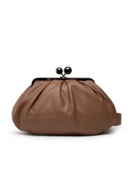 Weekend Max Mara Torebka Cubico 55160212600 Brązowy. Brązowe torebki klasyczne Weekend Max Mara, bez wzorów, ze skóry, bez dodatków. Za 1,569.00 zł.