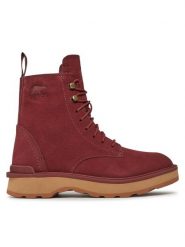 Sorel Trzewiki Hi-Line™ Lace NL4879-681 Czerwony. Czerwone botki Sorel, bez wzorów, ze skóry, bez obcasa, na płaskiej podeszwie, bez zapięcia. Za 709.99 zł.