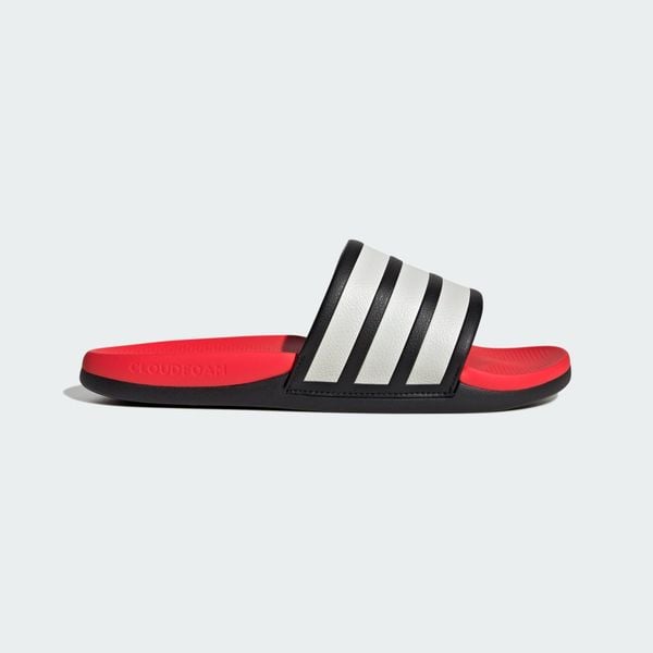Klapki Adilette Comfort 2.0. Białe klapki Adidas, bez wzorów, bez obcasa. Za 199.00 zł.
