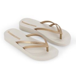 Japonki damskie Ipanema Bossa Soft V. Brązowe klapki Ipanema, bez wzorów, bez obcasa. Za 109.00 zł.