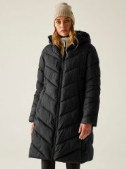 Regatta Płaszcz pikowany "Anita" w kolorze czarnym rozmiar: 36. Czarne płaszcze Regatta, bez wzorów, bez kaptura. Za 257.92 zł.