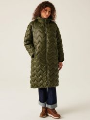 Regatta Płaszcz pikowany "Cambrie" w kolorze khaki rozmiar: 42. Brązowe płaszcze Regatta, bez wzorów, bez kaptura. Za 135.17 zł.