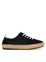 EMU Australia Espadryle Jaida W13274 Czarny. Czarne espadryle EMU Australia, bez wzorów, z materiału, bez obcasa, bez zapięcia. Za 338.99 zł.