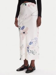 Desigual Spódnica maxi Paul 25WWFW07 Biały Regular Fit. Białe spódnice Desigual, m, bez wzorów, z wiskozy, maxi. Za 489.99 zł.