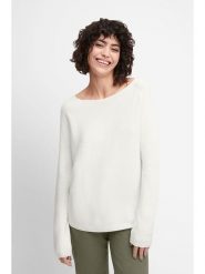 Cinque Sweter ''Ciella'' w kolorze białym rozmiar: M. Białe swetry Cinque, m, bez wzorów, ze splotem, bez ramiączek. Za 149.95 zł.
