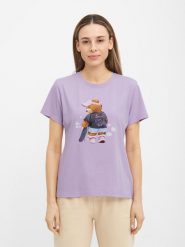 Bench Koszulka "Ragusa" w kolorze lawendowym rozmiar: 42. Różowe bluzki Bench, bez wzorów, bez kołnierzyka, bez ramiączek. Za 60.99 zł.