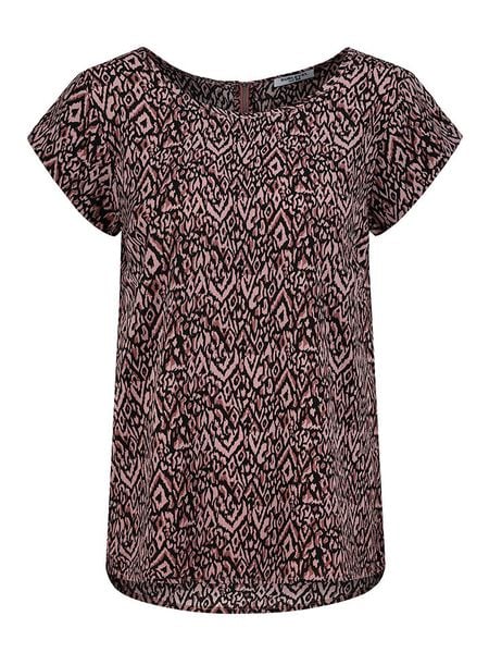 Sublevel Bluzka w kolorze jasnoróżowo-czarnym rozmiar: L. Czarne bluzki Sublevel, l, bez wzorów, bez kołnierzyka, bez ramiączek. Za 52.42 zł.