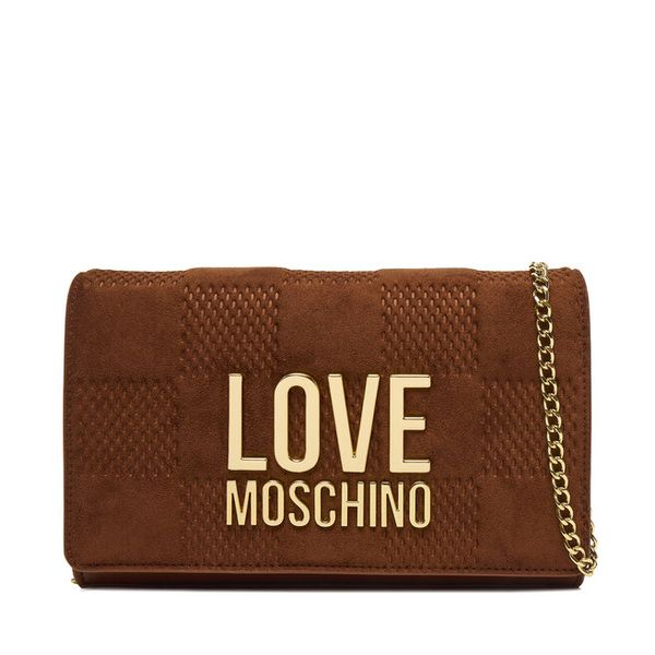 Torebka LOVE MOSCHINO. Brązowe torebki klasyczne Love Moschino, bez wzorów, bez dodatków. Za 599.99 zł.