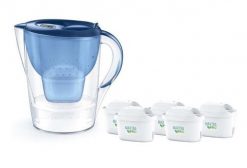 Dzbanek filtrujący Brita Marella XL+5 wkładów MaxtraPro PP (3,5l; niebieski). Dzbanki filtrujące Brita. Za 192.99 zł.