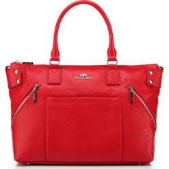 Torebka damska 88-4E-200-3. Czerwone shopper Wittchen, bez wzorów, bez dodatków. Za 559.90 zł.
