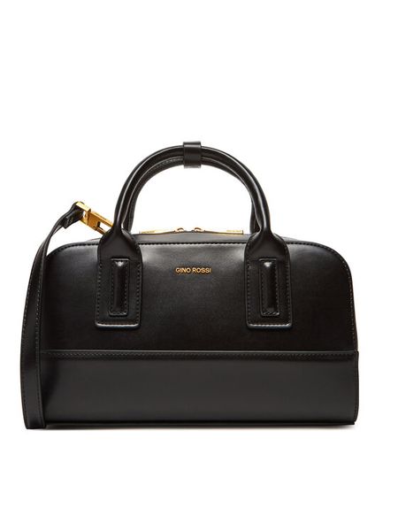 Gino Rossi Torebka CEO-INES-LX10148 Czarny. Czarne torebki klasyczne Gino Rossi, bez wzorów, z materiału, bez dodatków. Za 169.99 zł.