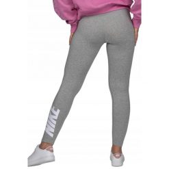 Damskie Legginsy Sportowe Nike. Szare legginsy Nike, bez wzorów. Za 105.60 zł.