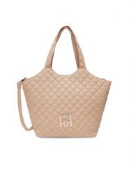 Badura Torebka FELICIE-01 Beżowy. Brązowe shopper Badura, bez wzorów, z tworzywa sztucznego, bez dodatków. Za 249.99 zł.