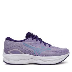 Buty do biegania Mizuno. Czerwone obuwie sportowe Mizuno, bez zapięcia, do biegania, mizuno wave. Za 319.99 zł.