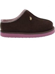 U.S. Polo Assn. Kapcie w kolorze brązowym rozmiar: 37. Brązowe obuwie domowe U.S. Polo Assn., bez wzorów, bez zapięcia. Za 131.95 zł.