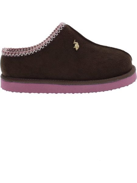 U.S. Polo Assn. Kapcie w kolorze brązowym rozmiar: 38. Brązowe obuwie domowe U.S. Polo Assn., bez wzorów, bez zapięcia. Za 144.24 zł.