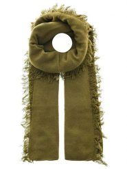 Zwillingsherz Szal w kolorze khaki - 190 x 75 cm rozmiar: onesize. Brązowe szaliki Zwillingsherz, bez wzorów, z kaszmiru. Za 361.02 zł.