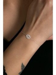 Heliophilia Srebrna bransoletka z cyrkoniami rozmiar: onesize. Szare bransoletki Heliophilia, z cyrkonią, srebrne. Za 39.99 zł.