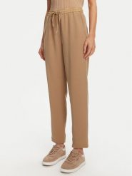 Marella Spodnie dresowe Abitata 2513131045 Beżowy Regular Fit. Brązowe spodnie dresowe Marella, bez wzorów, z dresówki. Za 589.99 zł.