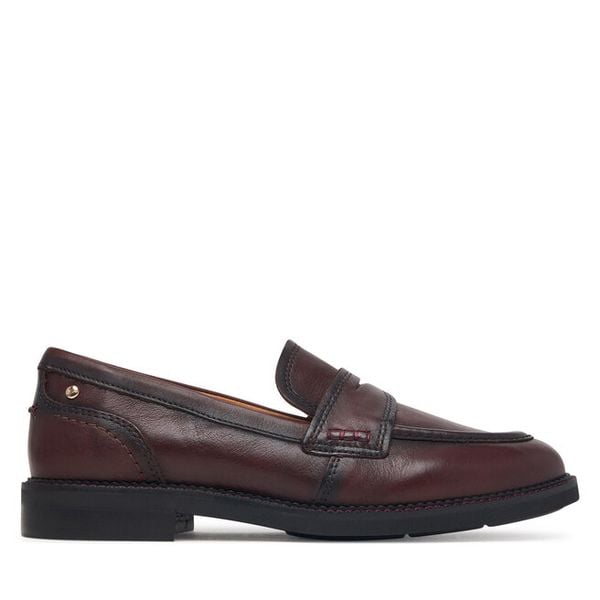 Lordsy Pikolinos. Brązowe lordsy Pikolinos, bez wzorów, bez obcasa, bez zapięcia. Za 649.99 zł.