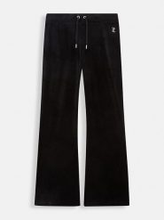 Juicy Couture Spodnie dresowe w kolorze czarnym rozmiar: L. Czarne spodnie dresowe Juicy Couture, l, bez wzorów, z dresówki. Za 173.99 zł.