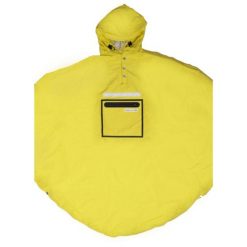 Poncho Ludowe Poncho Żółte. Żółte kurtki sportowe PEOPLE PONCHO, uniwersalny, bez wzorów, bez kaptura, rowerowe. Za 465.00 zł.