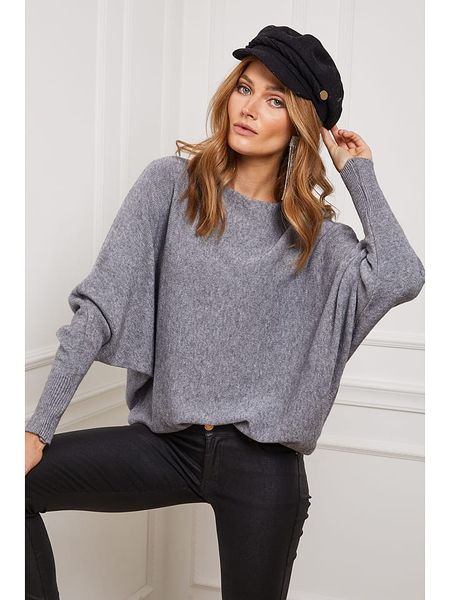 So Cachemire Sweter "Jackson" w kolorze szarym rozmiar: L. Szare swetry So Cachemire, l, bez wzorów, z kaszmiru, bez ramiączek. Za 251.74 zł.