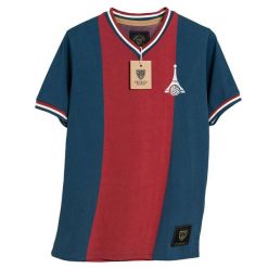 Bawełniana koszulka Football Town La Tour. Czerwone bluzki FOOTBALL TOWN, xl, bez wzorów, z bawełny, sportowe, bez kołnierzyka, bez ramiączek. Za 169.00 zł.