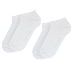 Skarpety krótkie Tommy Hilfiger. Białe skarpety TOMMY HILFIGER, bez wzorów. Za 59.99 zł.