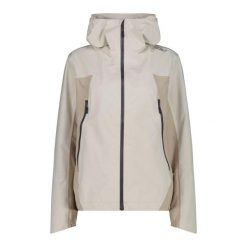 Kurtka przeciwdeszczowa damska CMP. Brązowe kurtki sportowe CMP, bez wzorów, bez kaptura, trekkingowe. Za 309.99 zł.