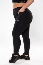 Legginsy fitness damskie Rough Radical Optimal Plus size. Niebieskie legginsy ROUGH RADICAL, l, bez wzorów, z elastanu, z podwyższonym stanem. Za 143.92 zł.