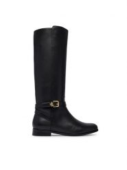 LAUREN RALPH LAUREN Oficerki Brooke II Calfskin Tall Boot 802974383004 Czarny. Czarne kozaki Lauren Ralph Lauren, ze skóry, bez obcasa, na płaskiej podeszwie, bez zapięcia. Za 1,299.00 zł.