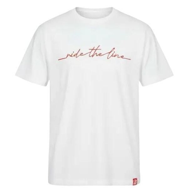 Odzież T-shirts unisex SkatePro RIDE THE LINE Koszulka - S - Biały. Biała bluzki SKATEPRO, s, bez wzorów, eleganckie, bez kołnierzyka, bez ramiączek. W wyprzedaży za 97.99 zł.