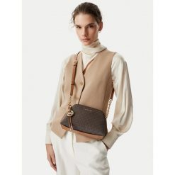 Torebka MICHAEL Michael Kors. Brązowe torebki klasyczne MICHAEL Michael Kors, bez wzorów, bez dodatków. Za 1,019.00 zł.