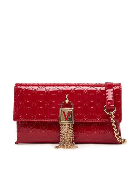 Valentino Torebka Emy Re VBS9IU17VER Czerwony. Czerwone listonoszki Valentino, bez wzorów, ze skóry, bez dodatków. Za 279.99 zł.