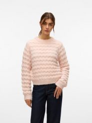 Vero Moda Sweter w kolorze jasnoróżowym rozmiar: S. Różowe swetry Vero Moda, s, bez wzorów, z materiału, bez ramiączek. Za 86.99 zł.