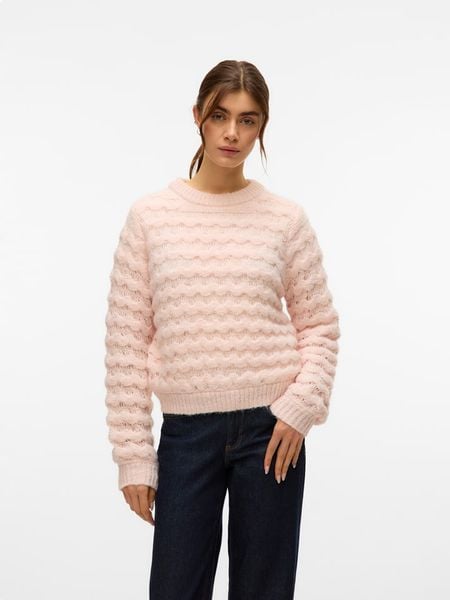 Vero Moda Sweter w kolorze jasnoróżowym rozmiar: S. Różowe swetry Vero Moda, s, bez wzorów, z materiału, bez ramiączek. Za 68.95 zł.
