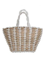 BLE Torebka w kolorze beżowym - 25 x 25 x 13 cm rozmiar: onesize. Brązowe torby na ramię BLE, bez wzorów, z materiału, przez ramię, bez dodatków. Za 103.13 zł.