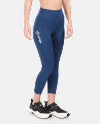 Damska legginsy fitness Kilpi RIVIAN-W. Niebieskie legginsy sportowe Kilpi, bez wzorów, do biegania. Za 256.81 zł.