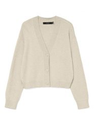 Vero Moda Kardigan w kolorze beżowym rozmiar: XL. Brązowe kardigany Vero Moda, xl, bez wzorów. Za 127.95 zł.