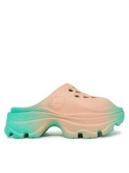 Adidas by Stella McCartney Klapki Clogs JH8952 Zielony. Zielone klapki adidas by Stella McCartney, bez wzorów, z tworzywa sztucznego, bez obcasa. Za 439.99 zł.